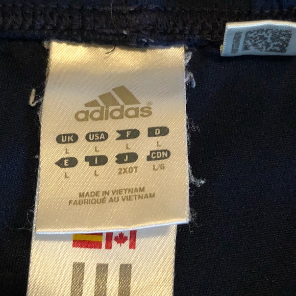 💙Adidas Navy Blue 3/4 Climate Capris💙 - Picture 6 of 8